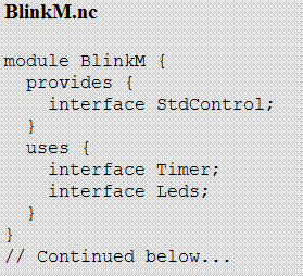 Le module BlinkM.nc