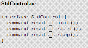 L'interface StdControl.nc