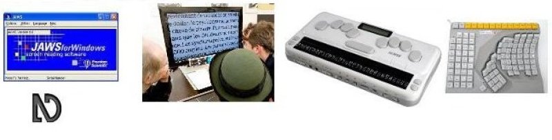 Exemples d'aides techniques (lecteurs d'&eacute;cran, loupe, clavier braille, clavier adapt&eacute;)